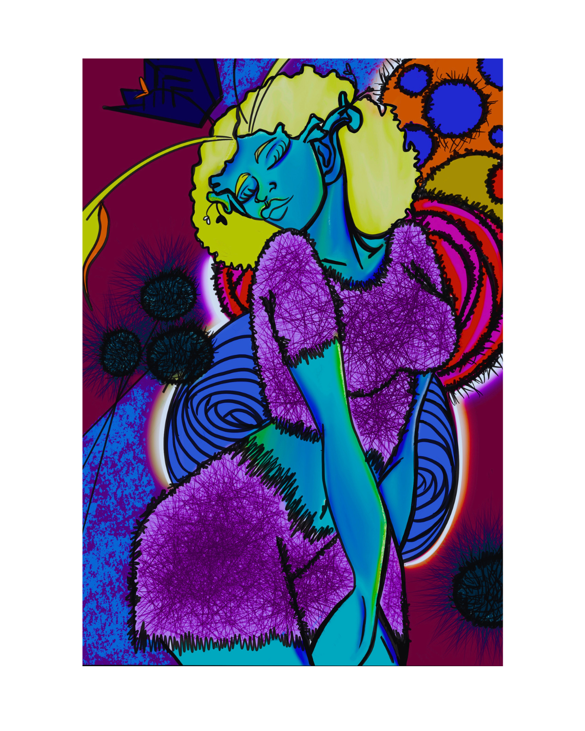 Lil'Vibe Prints | Fuzzy Fuzzy Now!