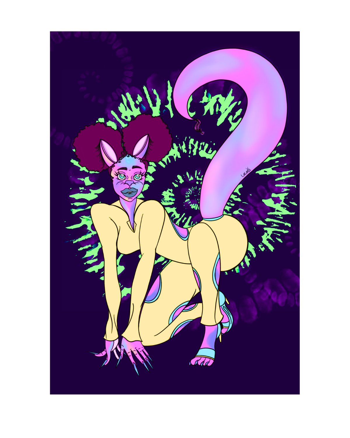 Lil' Vibe Prints | Here Kitty Kitty