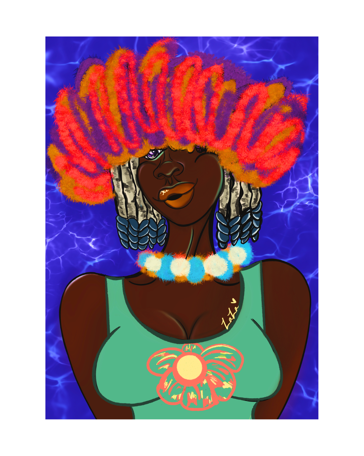 Lil'Vibes Print | Mind Ya Bizzness!